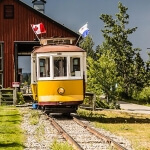 Whitehorse waterfront trolley