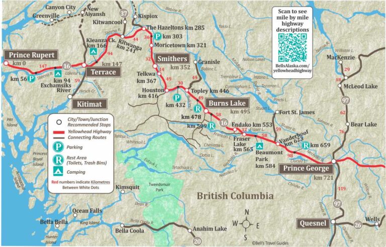 Yellowhead Highway Map