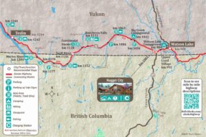 Alcan Highway to Teslin Yukon