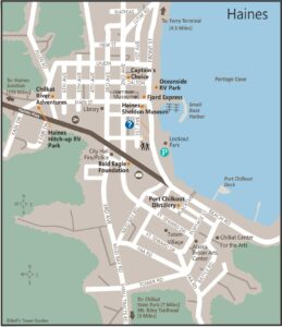 Map of Haines Alaska