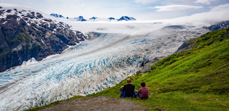 Exit Glacier in Seward Alaska