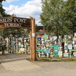 sign post forest watson lake yukon, Watson Lake YT, canada