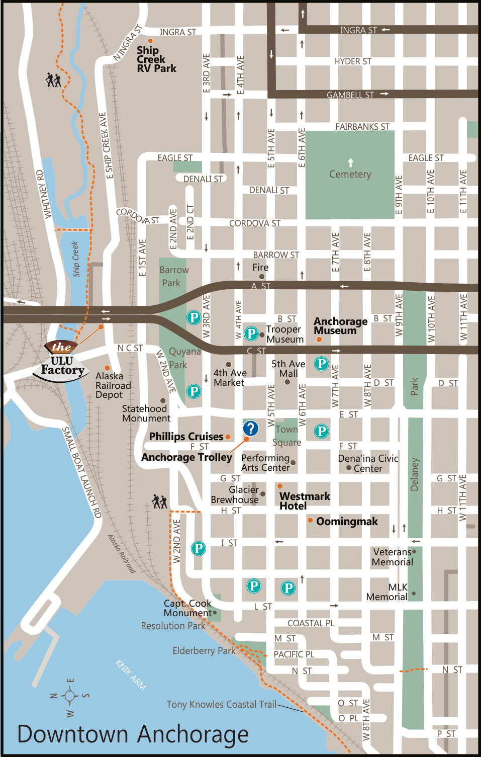 Alaska Maps of Cities, Towns, and Highways