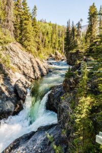 Million Dollar Falls Campground on Haines Highway