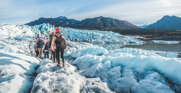 Matanuska Glacier Alaska on the Glenn Highway