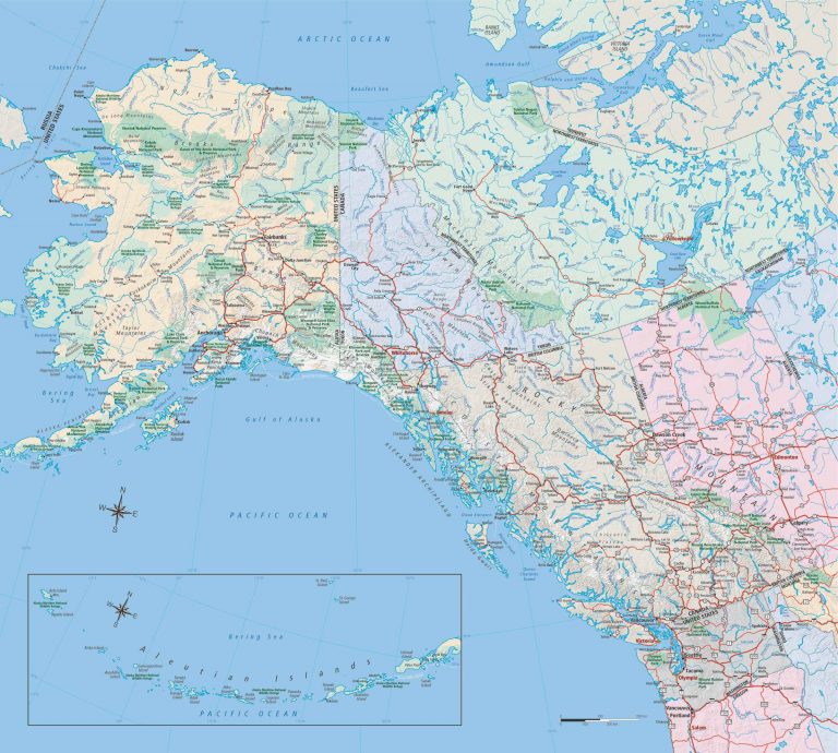 Map of Alaska The Best Alaska Maps for Cities and Highways