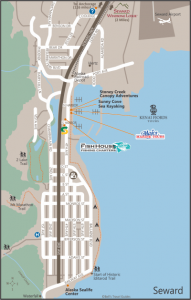 Map of Seward Alaska