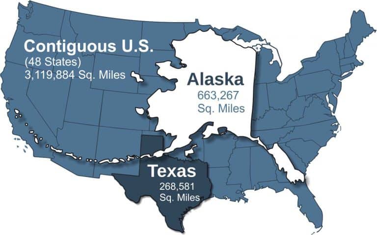 How Big Is Alaska Bigger Than Texas And California Combined How Big Is Alaska Compared To United States And Texas 1 768x478 