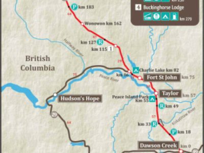 Alaska Hwy Map Sections Alaska Highway Maps