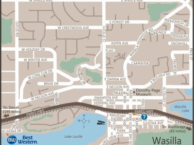 Wasilla_Map Map of Wasilla Alaska