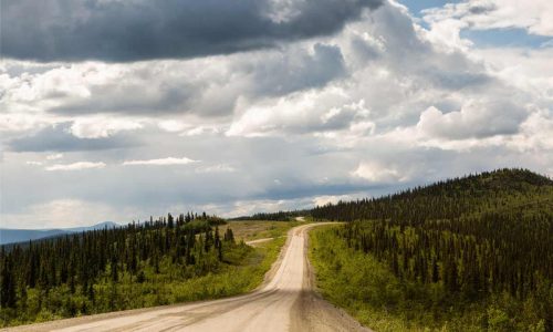 top-of-the-world-highway-view Top of the World Highway in Yukon